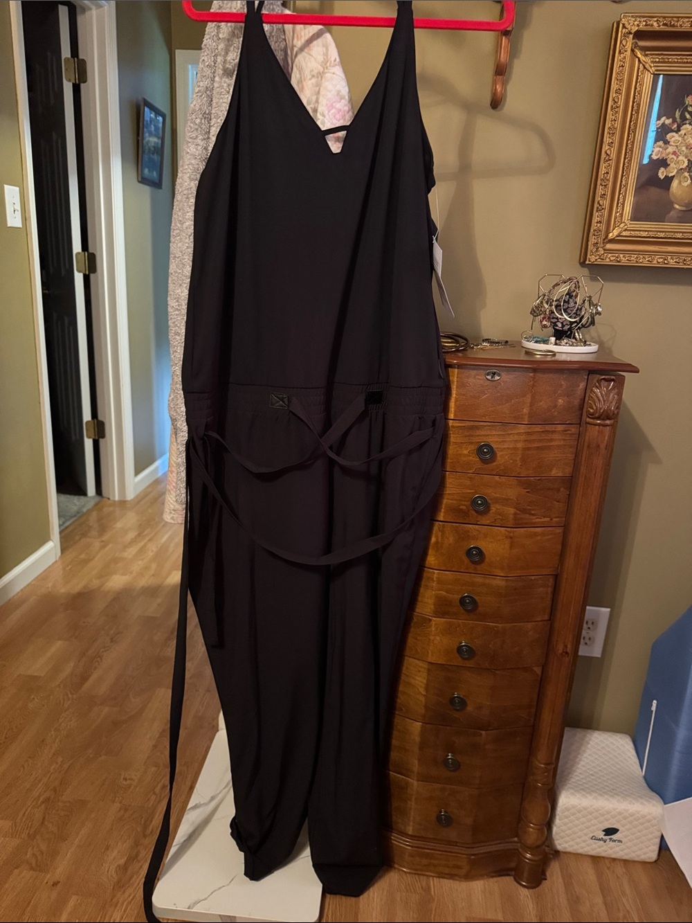Fabletics Black Sleeveless Jumpsuit